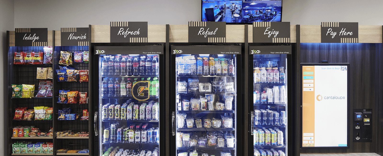 Modern vending machines and micro-markets for Central Massachusetts businesses - CNC Vending premium solutions